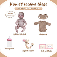 KidCuddz bunny suit clip keeps accessories secure during play