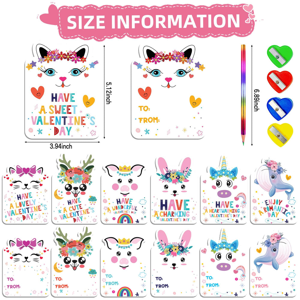 Kiddelo animal-front cards feature friendly characters appealing to kids during valentine exchanges