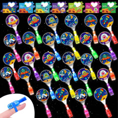 Kiddelo space finger light rocket design for classroom Valentine exchanges and non-candy gifts
