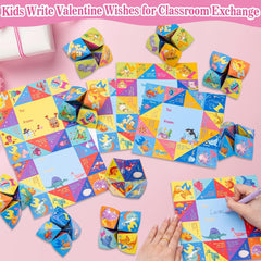 Kiddelo valentines 28-pack set for classroom exchanges