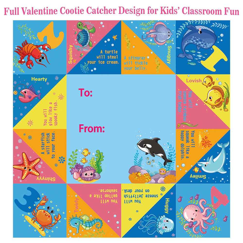 Kiddelo valentines envelopes set with sturdy protection for cards