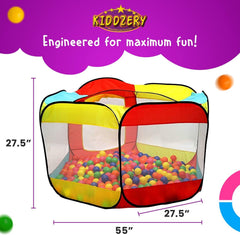 Kiddey ball pit carry bag image highlights easy storage and transport after play.
