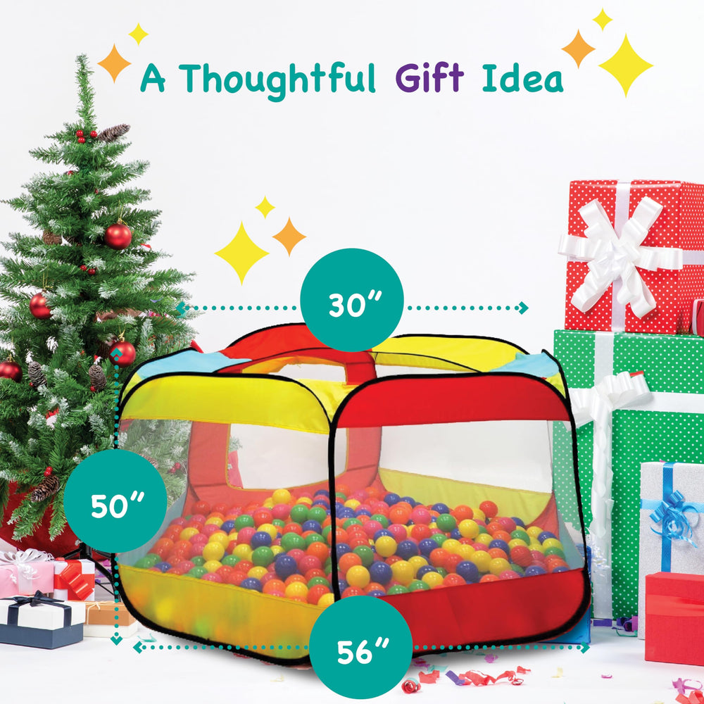 Kiddey ball pit easy setup with pop-up design.