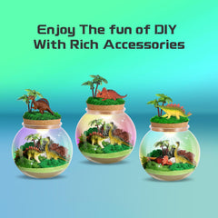 Kiddgroo dinosaur figures moss and accessories spark imaginative dioramas