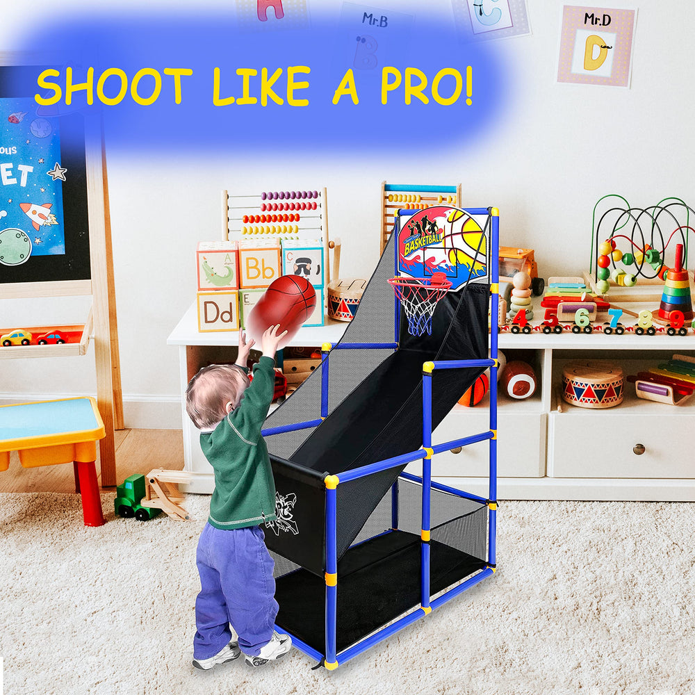 Kiddie Play air pump included enables quick setup before play