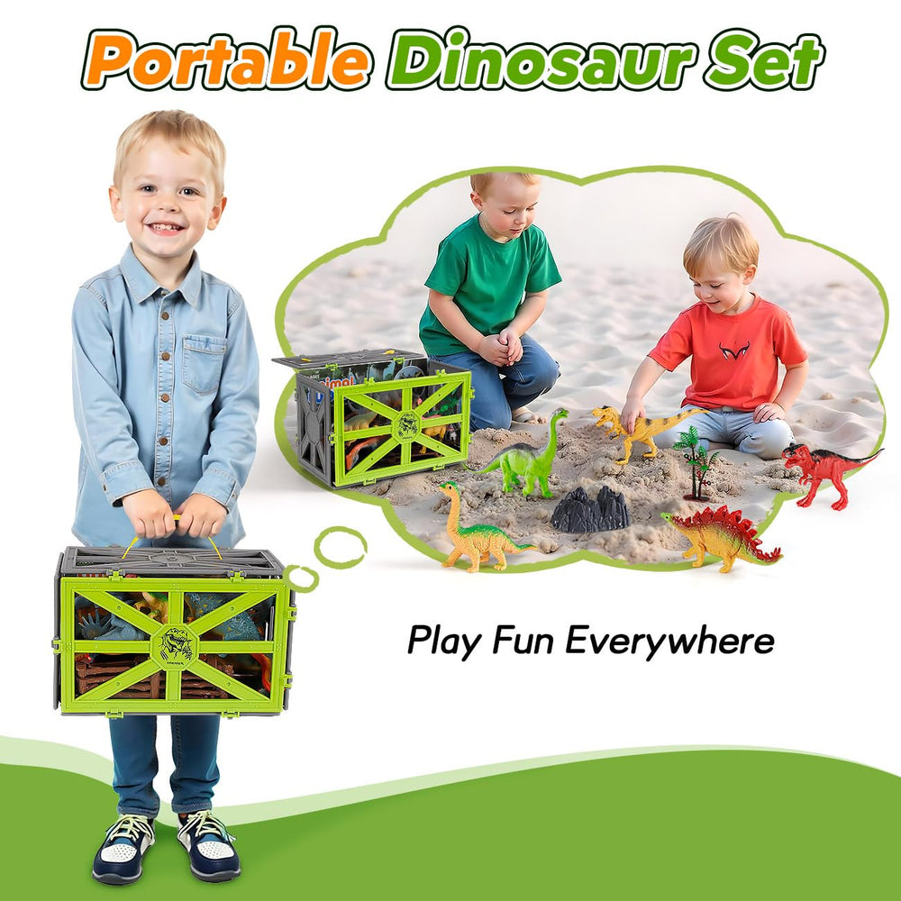 Kiddiworld brachiosaurus-figure supports open-ended play and size comparisons