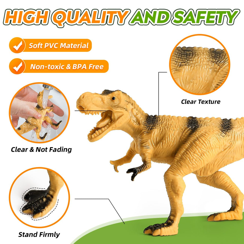 Kiddiworld tyrannosaurus-rex-figure fuels adventurous pretend play and dinosaur recognition