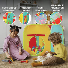 Kiddzery outdoor-indoor playhouse ready for backyard adventures and indoor fun