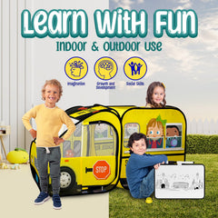 Kiddzery indoor-outdoor tent creates cozy pretend-play corners at home or daycare.