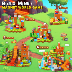 Kidiyee Magnetic Blocks kids building: children collaborate to create and share building ideas.