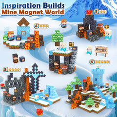 Kidiyee lava-world dragon scene demonstrates dynamic storytelling with magnets
