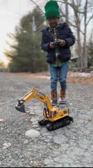 KIDMARKT excavator lights and sounds enhance realism