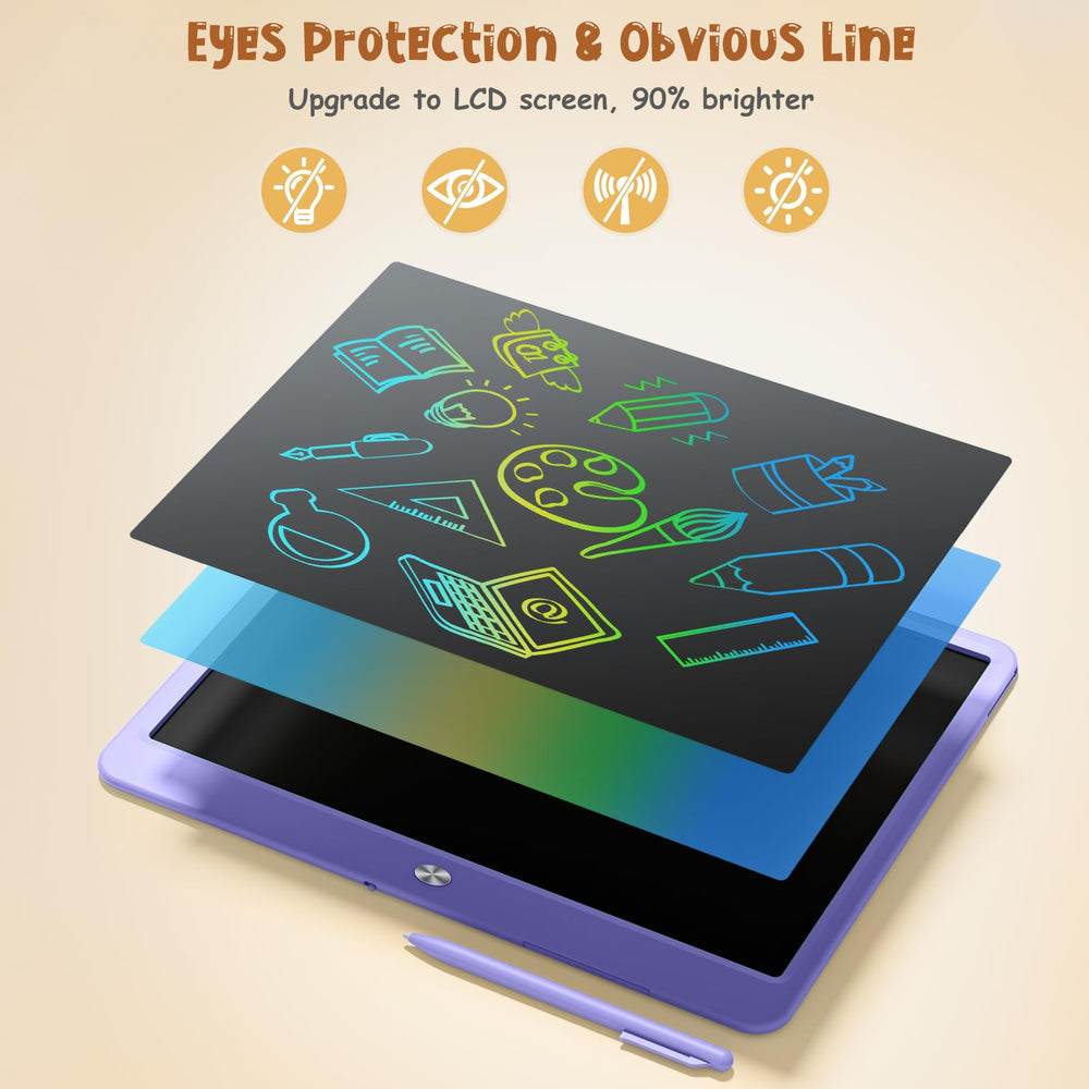 Kidopire durable ABS drawing pad is light, fall-resistant, and safe for daily use.