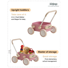 Kidpop PULA enclosed wheels enhance stability during play.