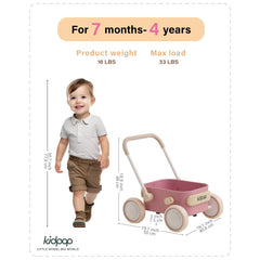 Kidpop PULA low-gravity handle aids balanced first steps.