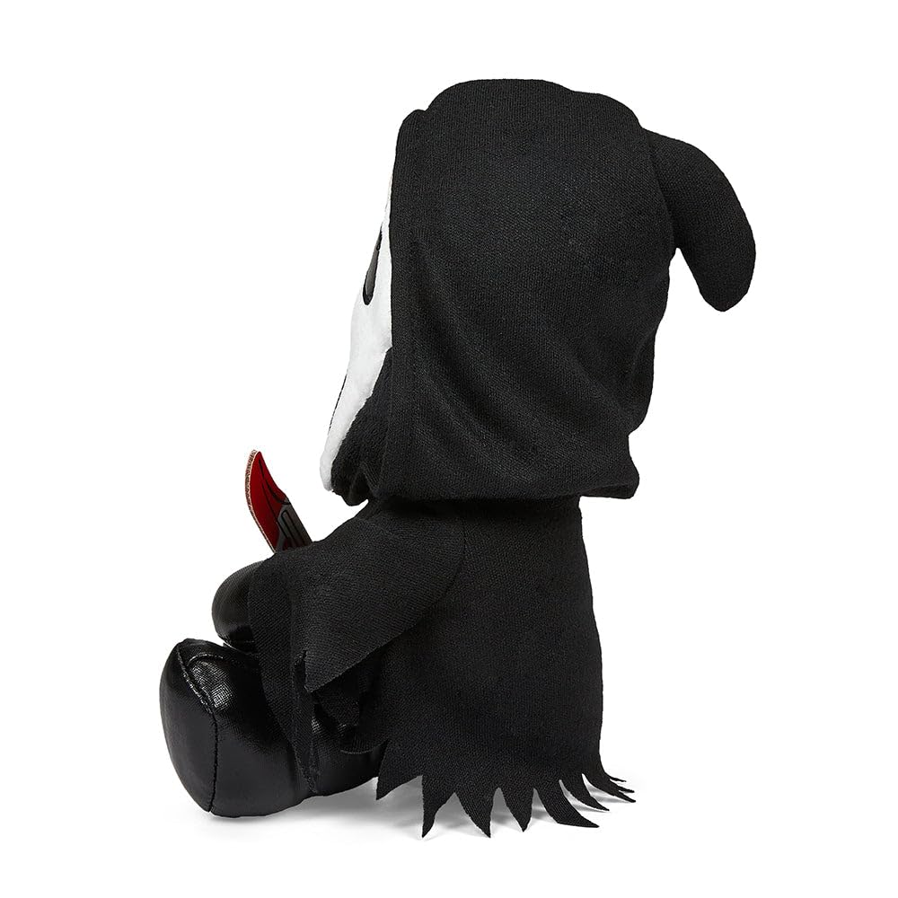 Bloody Ghost Face Phunny Plush seated 8-inch pose, ideal for shelves.