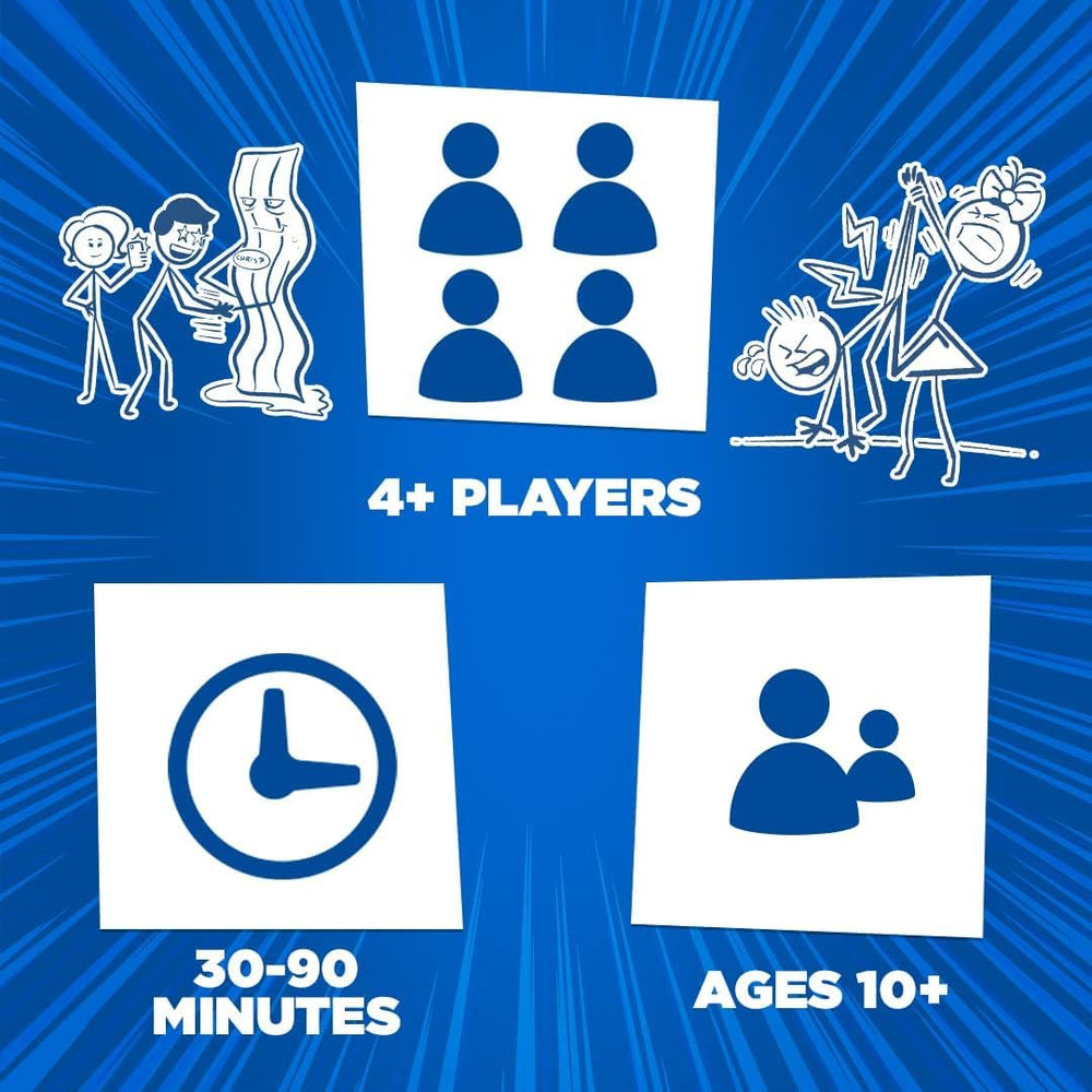 Kids Against Maturity holiday game setup for seasonal family fun