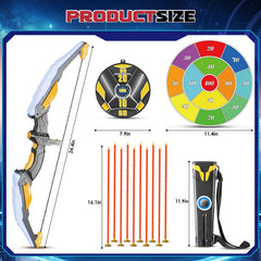 Gift-ready TIGTECGAME kids bow and arrow set packaging