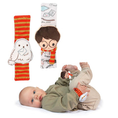 Kids Preferred Hedwig wrist rattle plush on wrist supports early auditory exploration