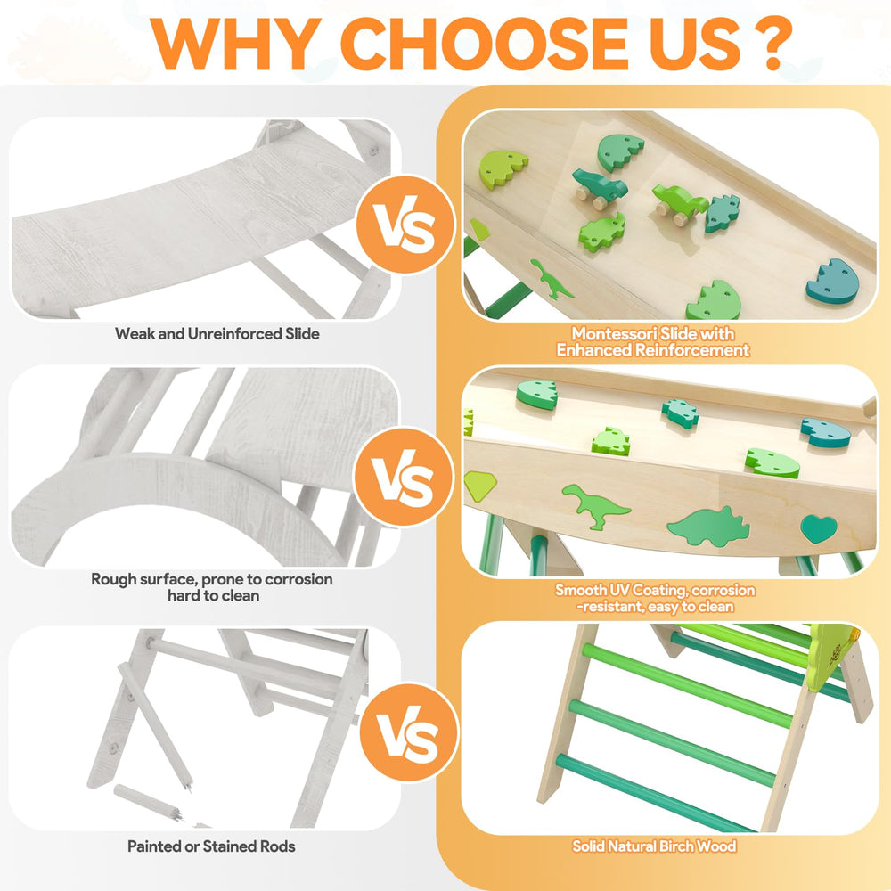 KidsBuddy Pikler Triangle climbing triangle invites active exploration for growing kids
