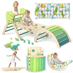 KidsBuddy Pikler Triangle shape sorting boosts early color and shape recognition during play