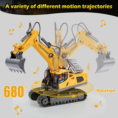 KidsFaves excavator toy with lights and sounds for immersive pretend play