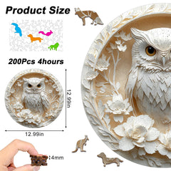 KIDSU premium wooden puzzle with textured detail and durable interlocks