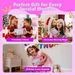 Party-ready hair gems for celebrations and doll makeover fun.