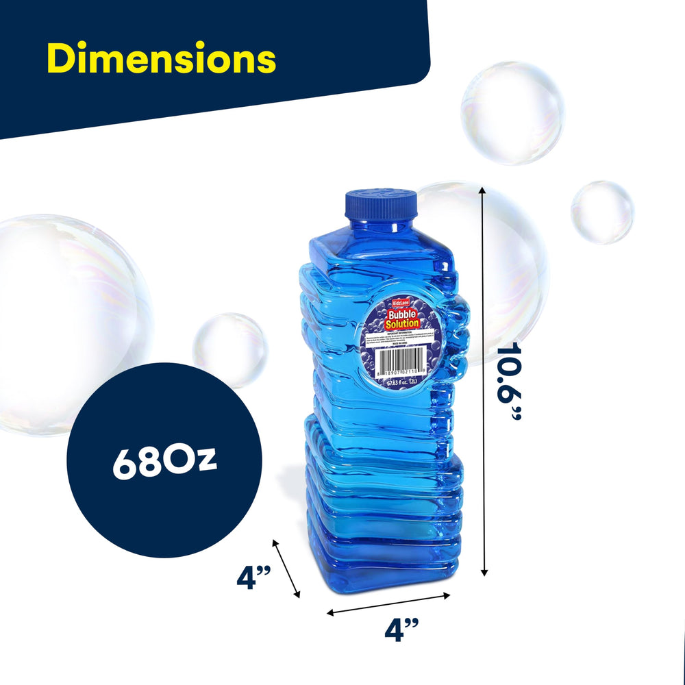 Kidzlane ready-to-use bubble solution requires no mixing for quick, mess-free bubbles