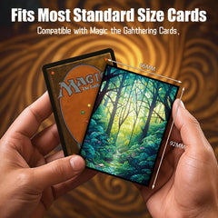 Kiiransr Standard size sleeves fit 66x92mm MTG cards reliably