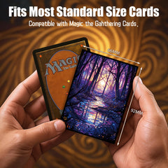 Kiiransr Swamp sleeves packaging showcases premium MTG accessory gift idea.