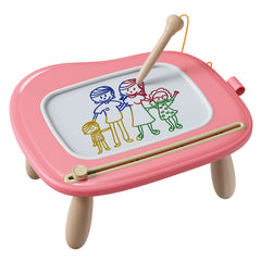 Kikapabi pink magnetic drawing board with large drawing area for creative doodling