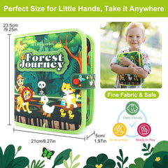 Kikiyaki Busy Book butterfly catch supports motor control during exploration