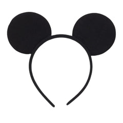 Killer's Instinct Outdoors murine ears headband black close-up shows lightweight comfort