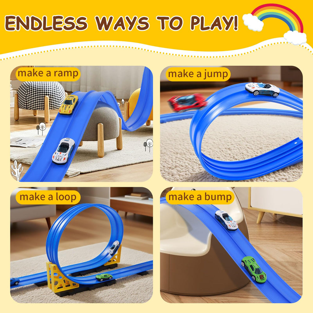 Kimdog 1:64-scale race cars ready for instant racing fun