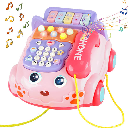 Kimery Baby Phone Toy cartoon design for imaginative play and color recognition
