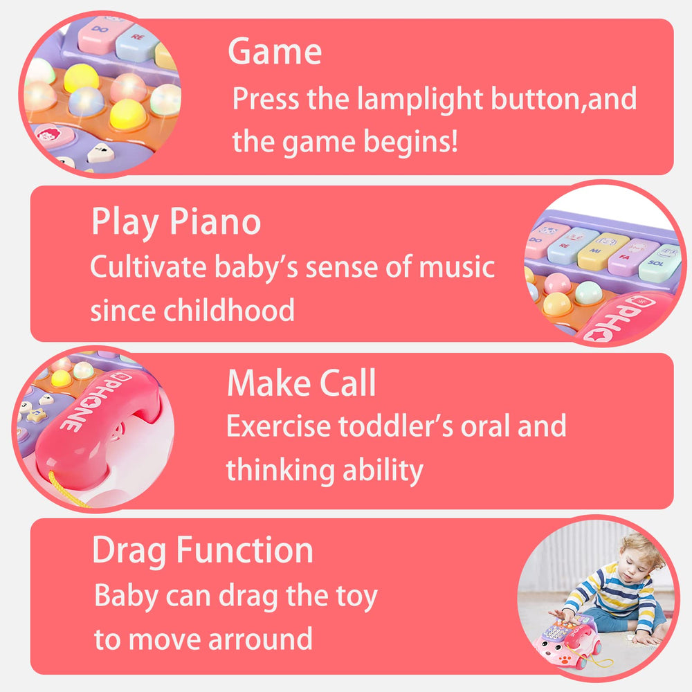 Kimery Baby Phone Toy safe materials keep little explorers secure during exploration