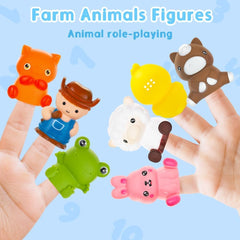 Kimicare colorful barns unlock number and color matching skills.