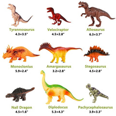 Kimicare dinosaur figures imaginative-play friendly figures support creative group activities