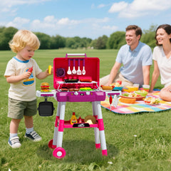 Kimicare family-friendly grill play inspires shared pretend meals and teamwork.