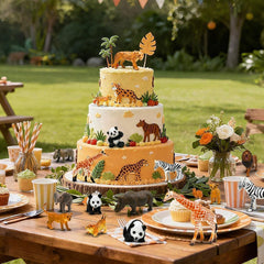 Kimicare safari zebra figure adds realistic safari detail to play sets.