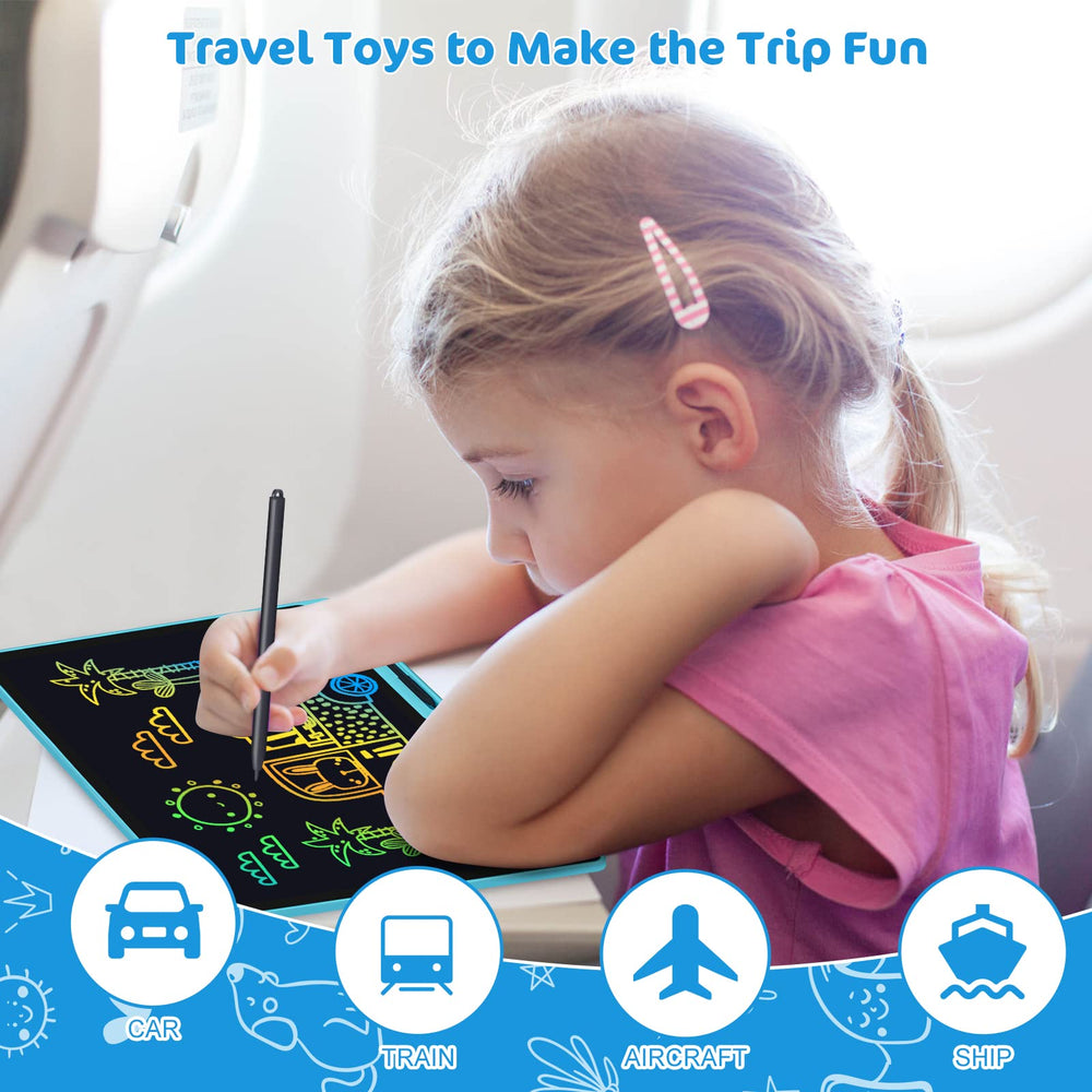 Kinayue eye-protecting LCD screen provides safe, glare-free drawing sessions.