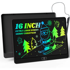 Kinayue LCD writing tablet with 16-inch colorful screen for kids on the go
