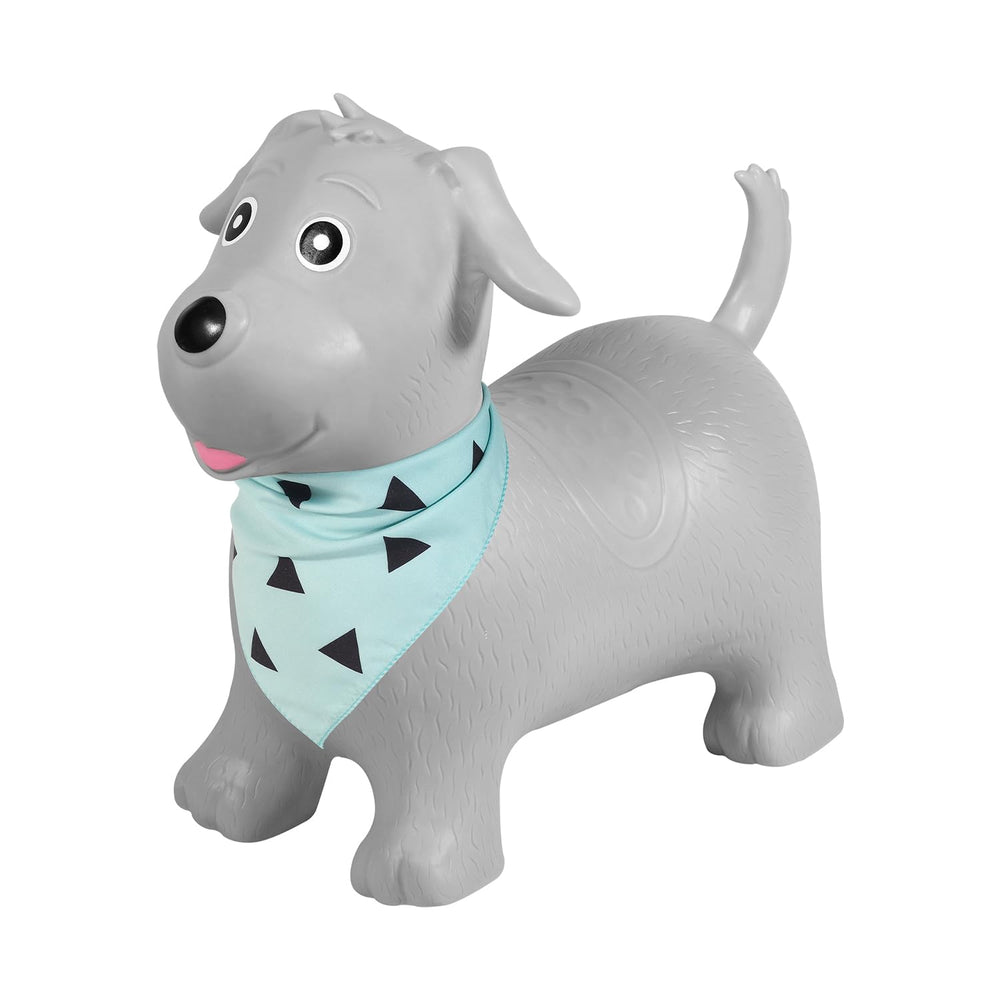 Kindsgut Bouncy Animal Hopper Dog side view for versatile indoor outdoor play