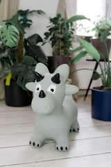 Kindsgut Dino Hopper in action demonstrates portable indoor-outdoor entertainment.