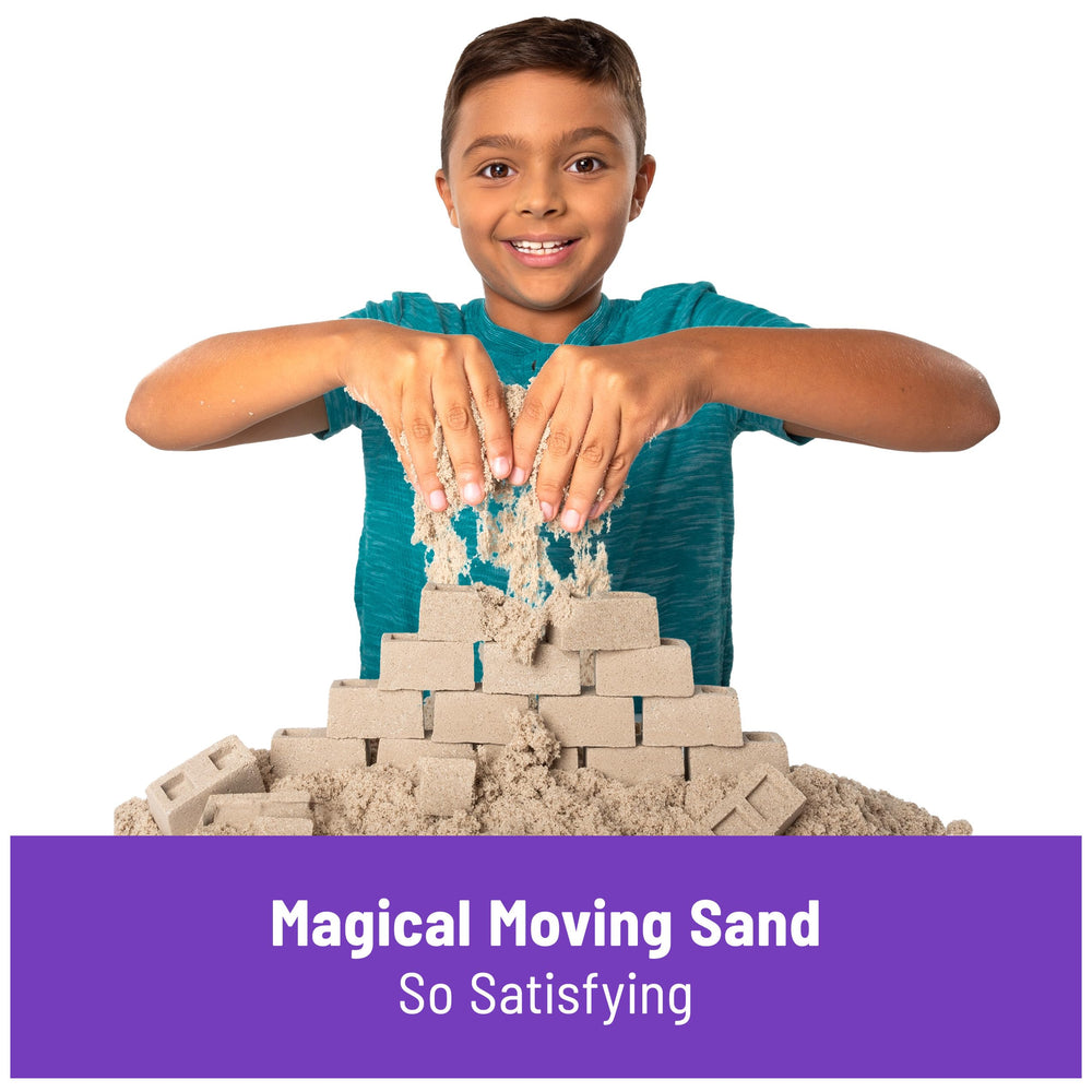 Kinetic Sand Construction Site contained play space; keeps sand mess contained for easy cleanup.