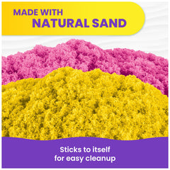 Kinetic Sand SquishBlossom 8oz set ideal for springtime arts and crafts
