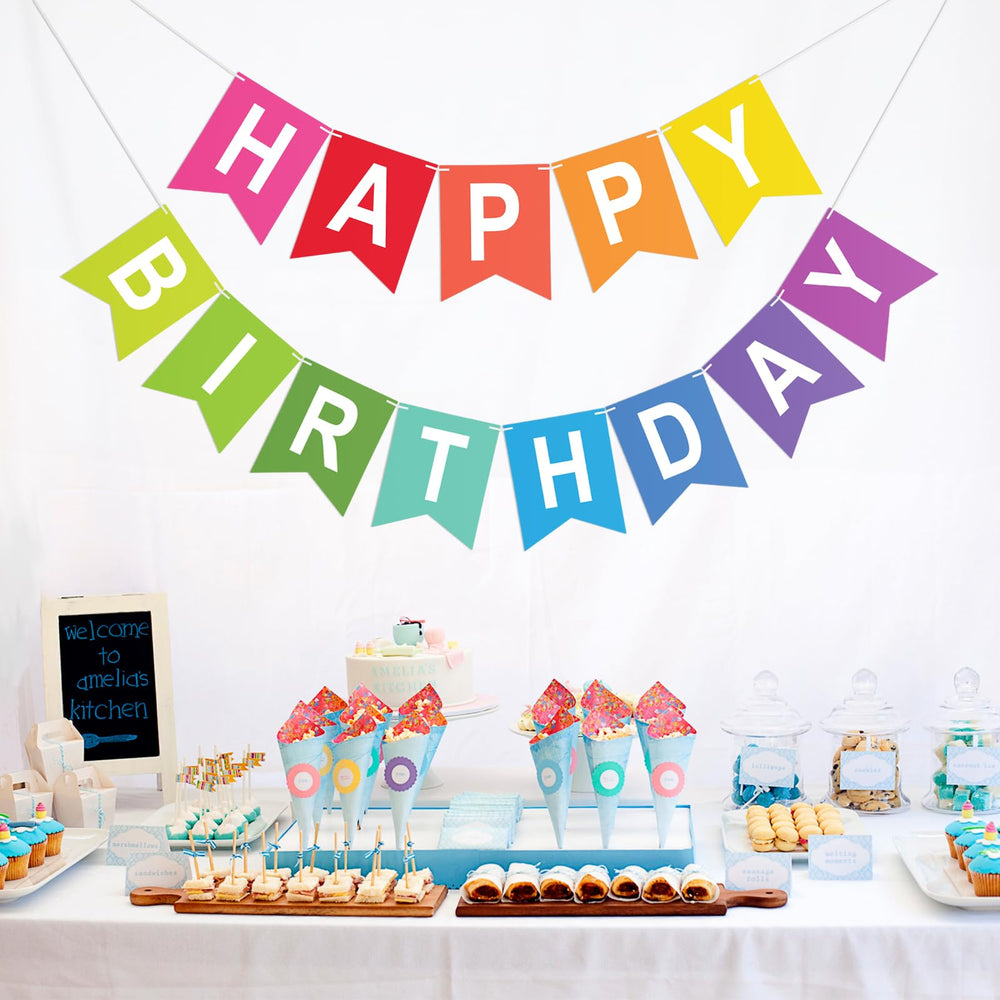 KINGLAKE GARDEN 400gsm cardstock material offers sturdy, reusable decor.
