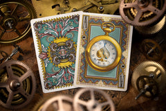The joker diptych features Alice tumbling down the rabbit hole on Kings Wild Project deck.