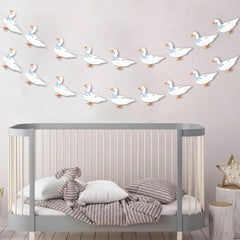 KINGZONE Goose Banner vibrant colors brighten nurseries and party spaces.